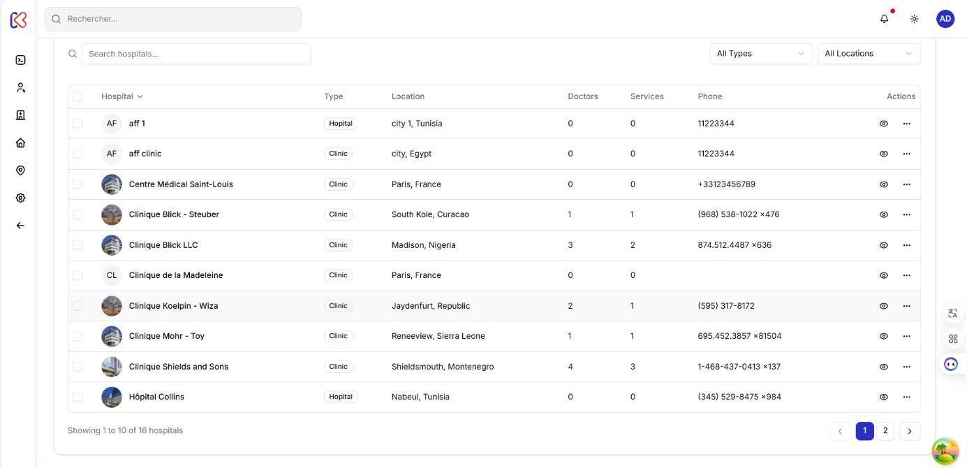 Web Platform for Super Admin — International Medical Tourism App - Image 3